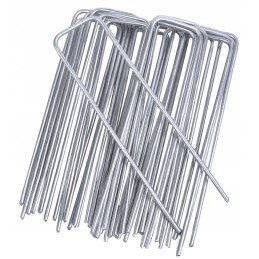 Cinkuoti kaiščiai agrotekstilei 15cm 4cm 2,5mm x100