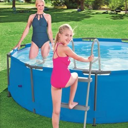 Bestway 2 pakopų flowclear baseino kopėčios 84 cm