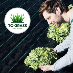 Agrotekstilė 90 g/m² 1,1x50m, juoda UV agrotekstilė, apsauga nuo piktžolių, kilimėlis nuo piktžolių