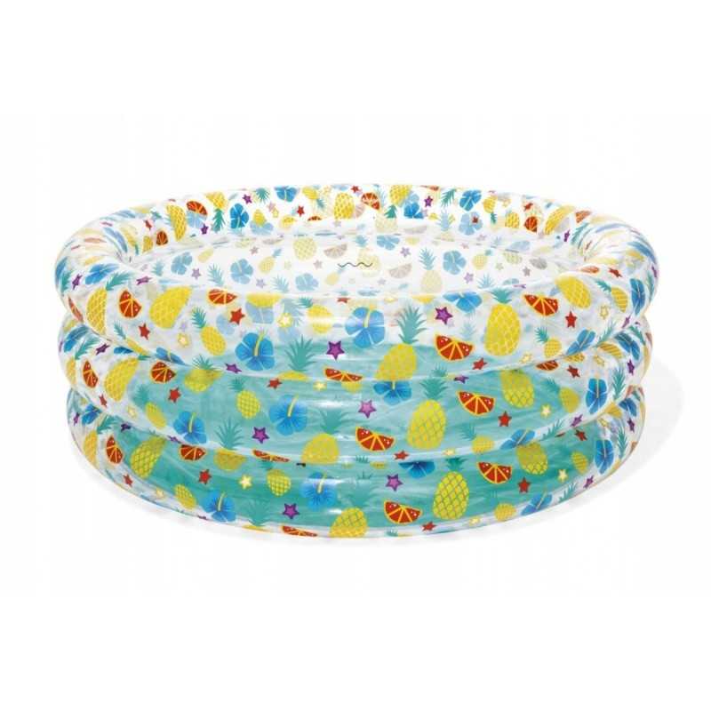 Bestway sodo baseinas vaikams 150x53cm tropinis bestway remonto rinkinys