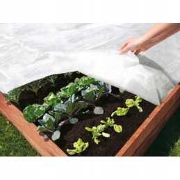 Balta apsauginė agrotekstilė pavasariui