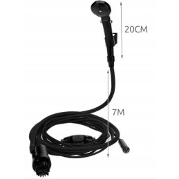 Nešiojamas dušas, turistinis dušas, kempingas, 12v