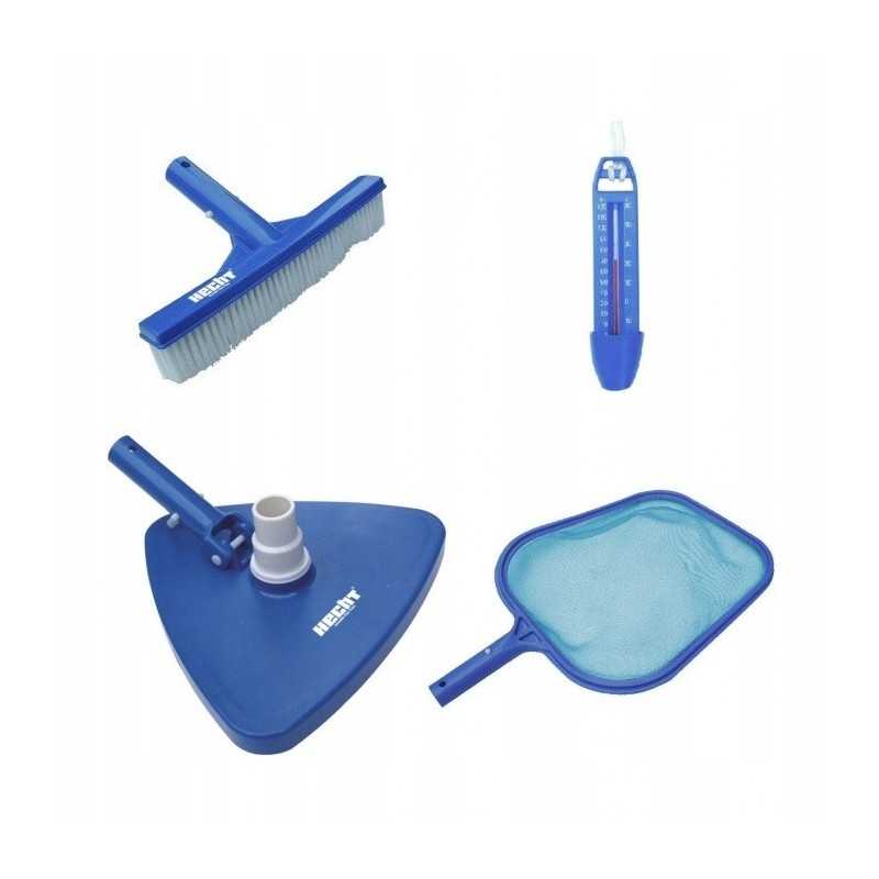 Rinkinys tvarkai baseine palaikyti, baseino valymui, hecht 061002