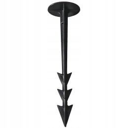 Sustiprinti tvirti kaiščiai agrotekstilei, agrotekstilei, geotekstilei ir brezentui tvirtinti, 100 vnt.