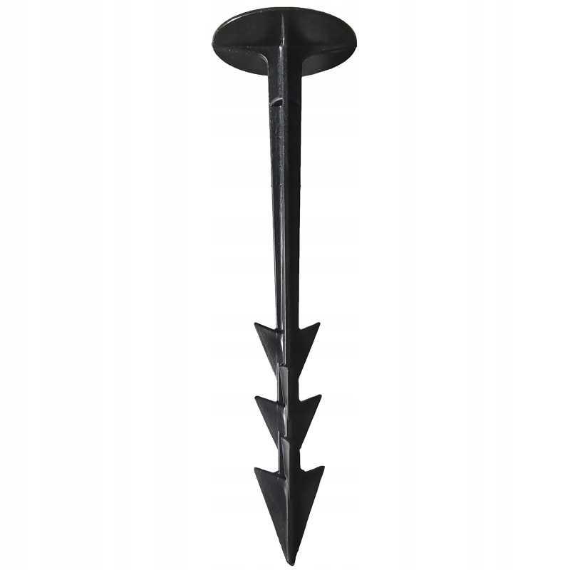 Sustiprinti tvirti kaiščiai agrotekstilei, agrotekstilei, geotekstilei ir brezentui tvirtinti, 100 vnt.