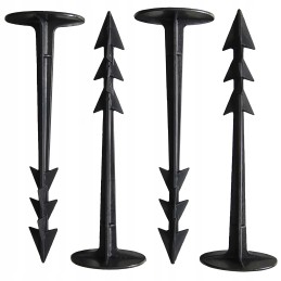 Sustiprinti tvirti kaiščiai agrotekstilei, agrotekstilei, geotekstilei ir brezentui tvirtinti, 100 vnt.