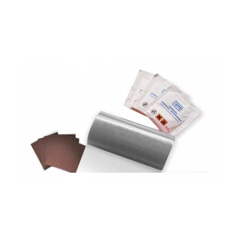 Brezento remonto komplektas 220x10 cm, pilkas