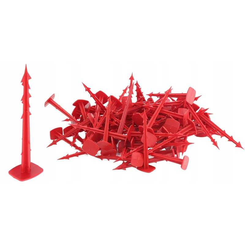 Tvirti kaiščiai agrotekstilei, agrotekstilei, inkarai, 500 vnt, 12,5 cm