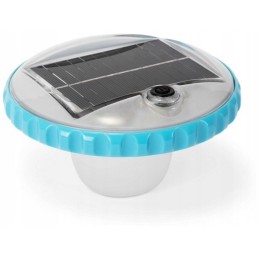 Dreifuojanti saulės baseino lempa