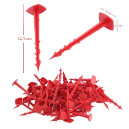 Tvirti kaiščiai agrotekstilei, agrotekstilei, inkarai, 500 vnt, 12,5 cm