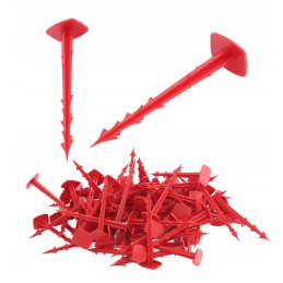 Tvirti kaiščiai agrotekstilei, agrotekstilei, inkarai, 500 vnt, 12,5 cm