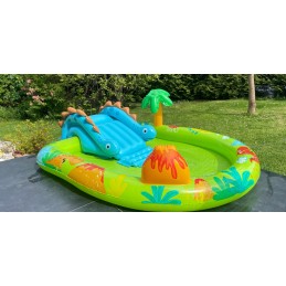 Baseinas su dinozaurų žaidimų aikštele 191x152cm