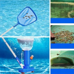 Baseino dulkių siurblys su lapų maišeliu baseinų ir fontanų valymui