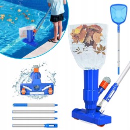 Nešiojamas baseino dulkių siurblys, skirtas lapams, vabzdžiams ir nešvarumams valyti