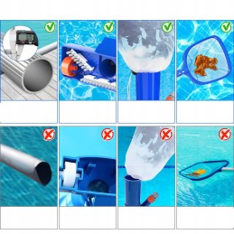 Baseino dulkių siurblio baseino valymo rinkinys, nešiojama galvutė SPA