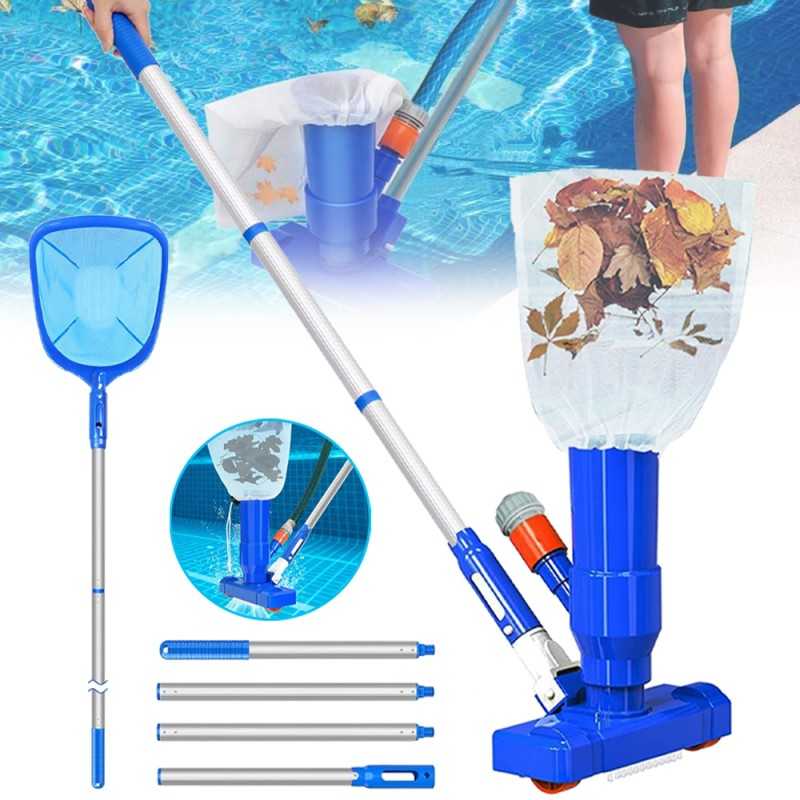 Baseino dulkių siurblių rinkinys, nešiojamas skimmeris baseino SPA tvenkiniui