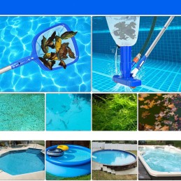 Baseino dulkių siurblių rinkinys, nešiojamas skimmeris baseino SPA tvenkiniui