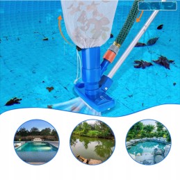 Baseino priežiūros rinkinys, rankinis, nešiojamas baseino dulkių siurblys, 170 cm
