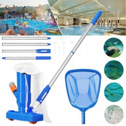 Baseino dulkių siurblys, grindų siurblys su teleskopiniu koteliu ir šepečiu