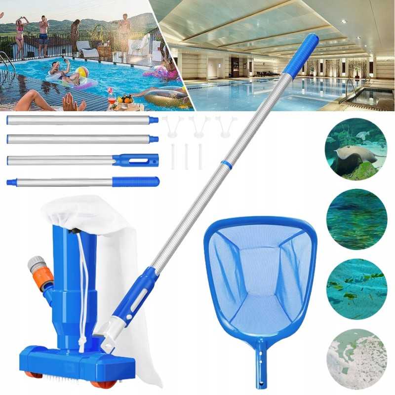 Baseino dulkių siurblys, grindų siurblys su teleskopiniu koteliu ir šepečiu