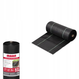Žemės ūkio audinys mulčiavimas nuo piktžolių juodas 40 x 10000 cm 110 g m2