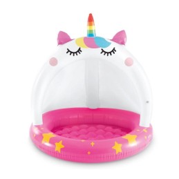 ☀️ Baseinas su vienaragiu ir UV baldakimu patiems mažiausiems☀️