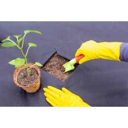 Agrotekstilė agrotekstilė juoda 1,6x20m 100g stiprus UV patvarus