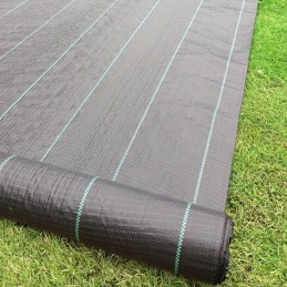 Storos agrotekstilės rinkinys 70g, agrotekstilė piktžolėms 1,1x100m + 100x inkarai