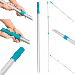 Aliuminio teleskopinis stulpas 360 cm bestway 58279 baseino priedai