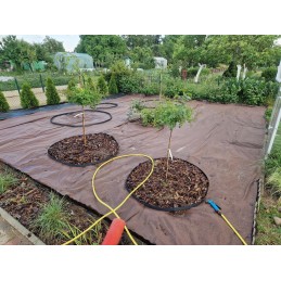 Agrotekstilė piktžolėms gf 1,1x50m ruda nuo piktžolių 50g + smeigtukai