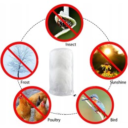 Zwparts žiemos užvalkalas nuo šalčio, 80 x 100 cm, apsauga nuo šalčio, vilna striukė, lauko sodo antklodė, šilti užvalkalai su r