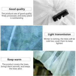 Zwparts žiemos užvalkalas nuo šalčio, 80 x 100 cm, apsauga nuo šalčio, vilna striukė, lauko sodo antklodė, šilti užvalkalai su r