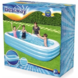 Sodo baseinas pripučiamas baseinas Bestway stačiakampis baseinas 305x183x56cm 5in1