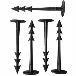 Sustiprinti tvirti kaiščiai agrotekstilei, agrotekstilei, geotekstilei ir brezentui tvirtinti, 100 vnt.