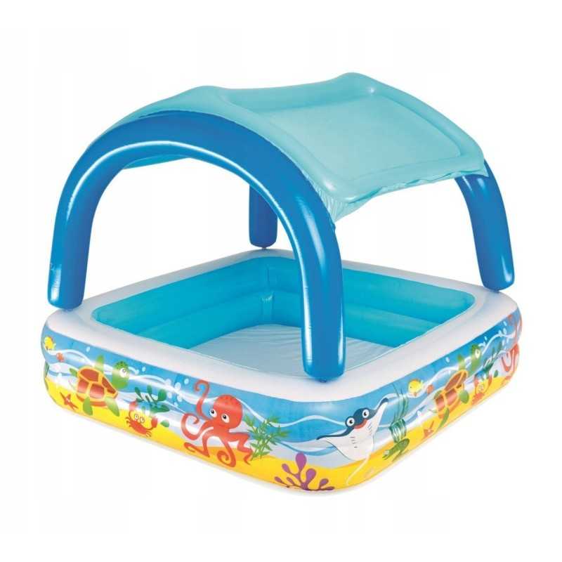 Pripučiamas sodo baseinas vaikams, irklavimo baseino stogas