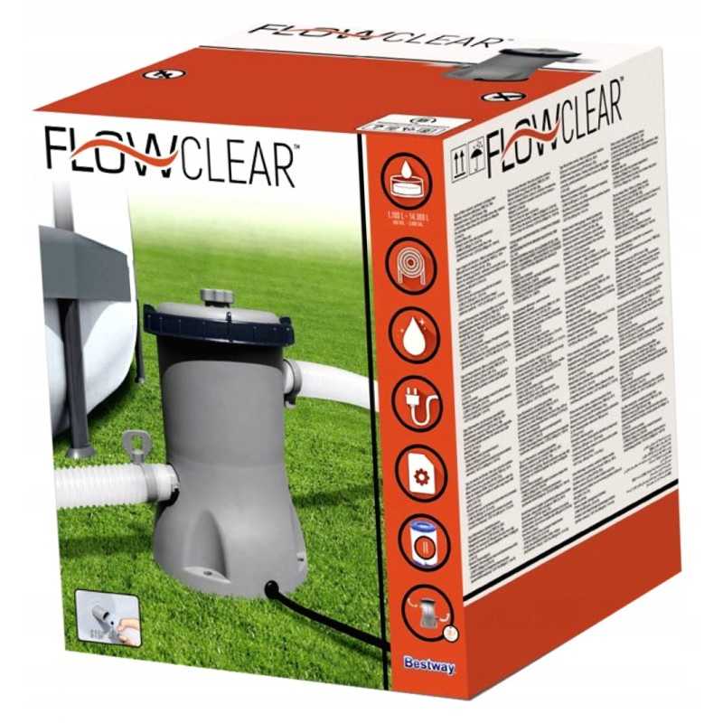 Flowclear baseino filtro siurblys
