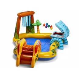 Sodo baseinas vaikams, pripučiama čiuožykla, pripučiamas kamuolys