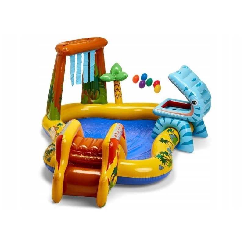 Sodo baseinas vaikams, pripučiama čiuožykla, pripučiamas kamuolys