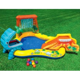 Sodo baseinas vaikams, pripučiama čiuožykla, pripučiamas kamuolys