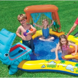 Sodo baseinas vaikams, pripučiama čiuožykla, pripučiamas kamuolys