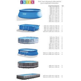 Intex 28685 saulės vandens šildytuvo šildymo kilimėlis