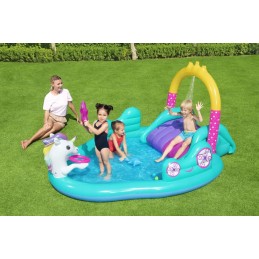 Pripučiama vienaragių žaidimų aikštelė 274 x 198 x 137 cm bestway 53097