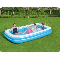 Šeimos pripučiamas sodo baseinas vaikams 305x183x46cm bestway
