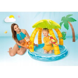 Baseinas irklavimo baseinas, minkštas dugnas, sala 58417 intex