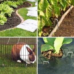 ⭐ smeigtukai kaiščiai ankeriai agrotekstilei tvirtinti agrotekstilė 20 vnt ⭐