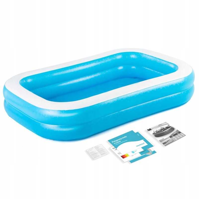 Šeimos pripučiamas baseinas 262 x 175 x 51 cm bestway 54006