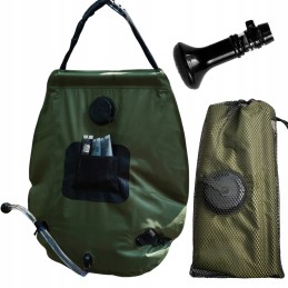 ? nešiojamas saulės turistinis dušas?