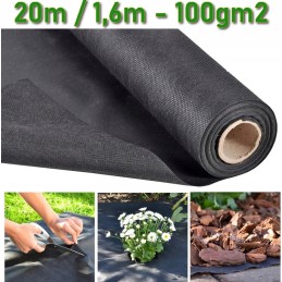 Storas agrarinis audinys wigofilis žolės kilimėlis 100g 1 6m x 20m