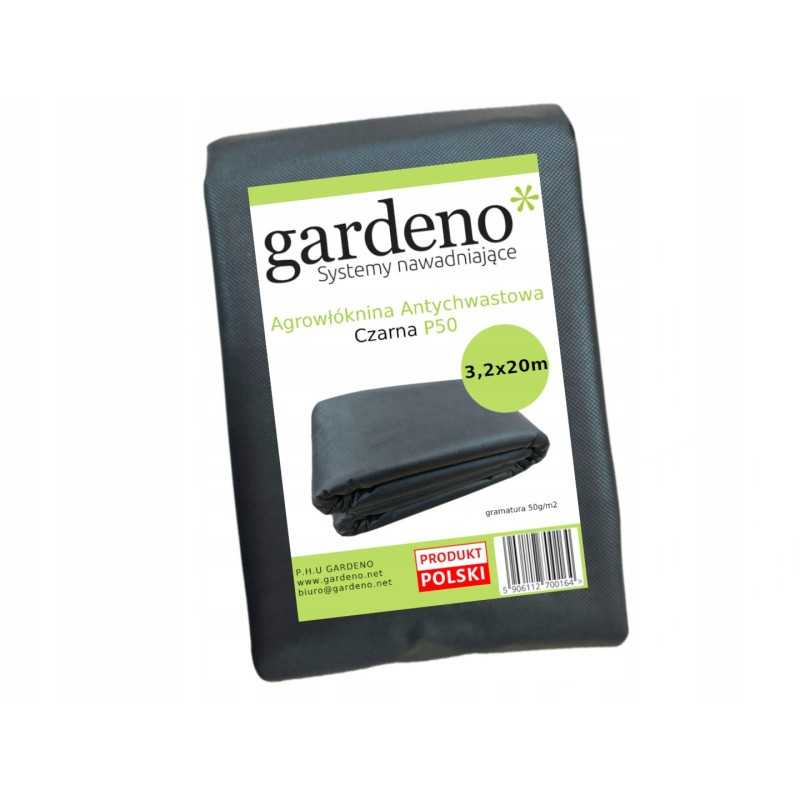 Juoda agrotekstilė braškinėms tujoms p50 uv 3,2x20 m nuo piktžolių lakas