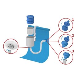 Paviršiaus skimeris vandens valytuvas skimeris in